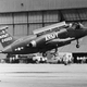 The XV-4 undergoing a tethered lift test. Note the open doors on the top of the fuselage. (US Army)